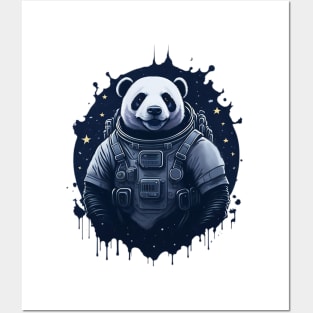 Astronaut Panda 01 Posters and Art